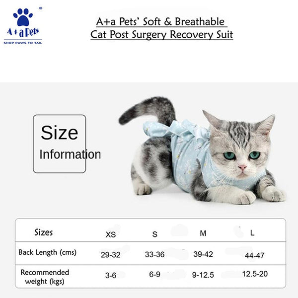 Cat surgery clearance suit