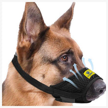 dog muzzle breathable mesh