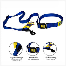 A+a Pets’ Hands Free, Waist Tieup Adjustable Nylon Dog Leash