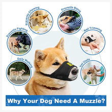 A+a Pets' Soft Muzzle for Dogs - Breathable Mesh with Velcro Opening