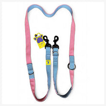 A+a Pets’ Multi-Function Cotton Leash to Walk 2 Dogs | Long, Short, Hands Free - Blue